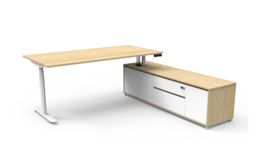 Halo+ Executive Desk 217 - RH Hand Side Configuration 